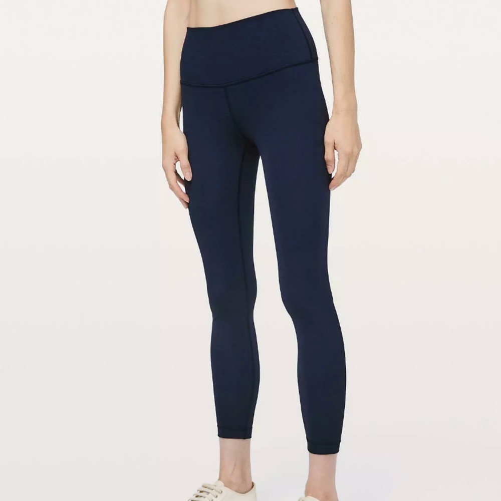Lululemon Wunder Under Luxtreme Navy Leggings Sz 2
